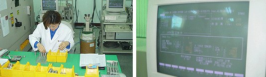 성형 LASER 천공공정 사진