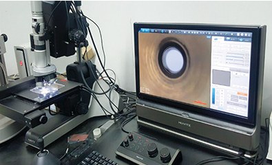 Micro hole meter